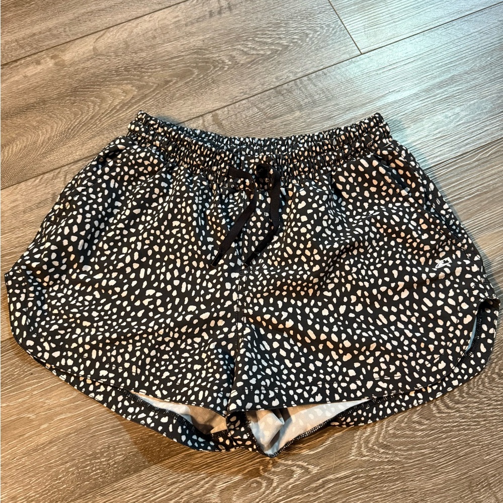 O'Neill Black Shorts with White Speckle Print